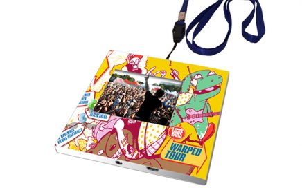 3.5 inch screen Video book with lanyard video brochure sex hd video card