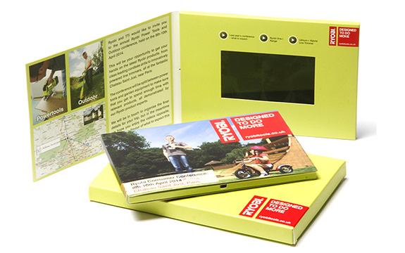 4.3 inch screen Video business card tft screen diy customized video brochure