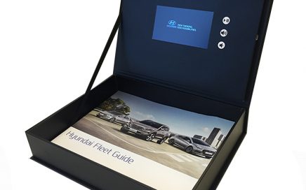 4.3inch Video Packaging Box lcd video brochure box