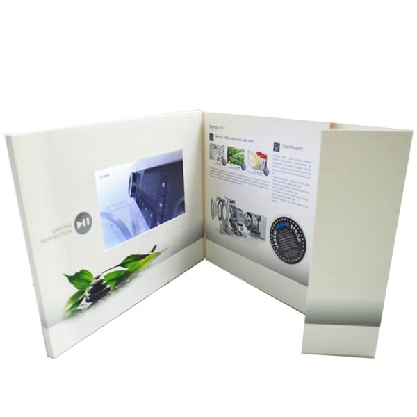7inch Video Books Digital Video Brochure recordable video greeting card