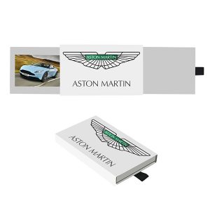 Auto custom video business card wtih pull out style and custom printing graphic for marketing
