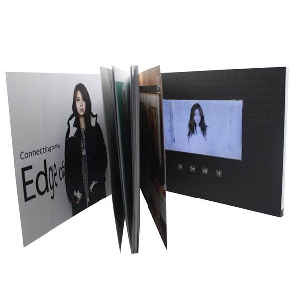 Premium video books video magazines and business card envelopes for promotion